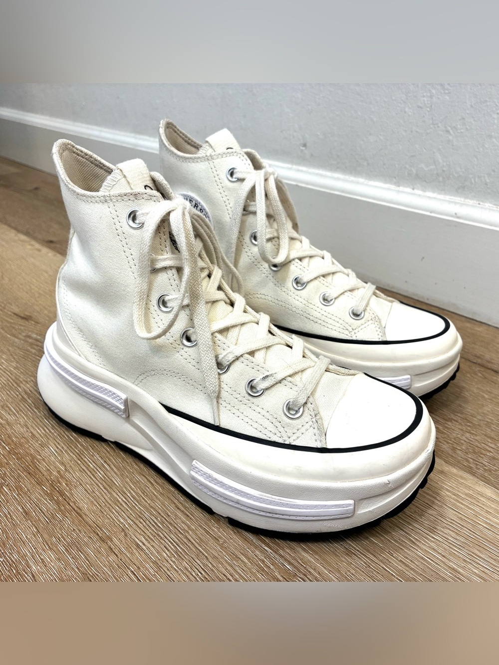 Converse Run Star Legacy CX White Unisex Casual Platform Shoes Men 6 Women 7.5